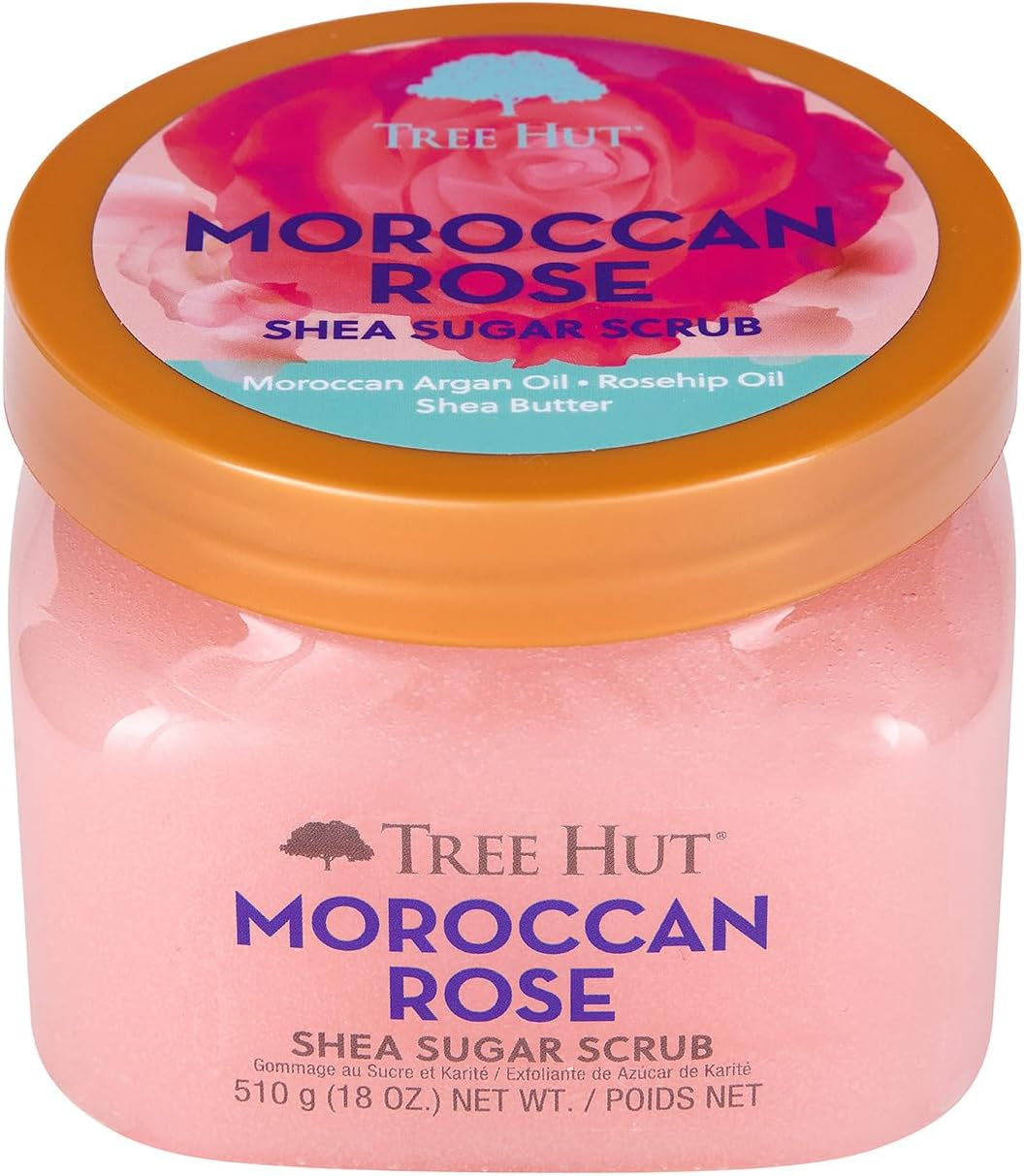 Moroccan Rose  Shea Sugar Scrub ~ 18 Oz by