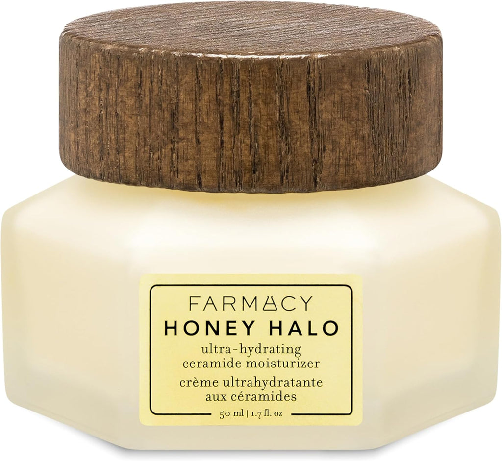 Honey Halo Ceramide Facial Moisturizer - Moisturizing Face Lotion for Dry Skin (1.7 Ounce)