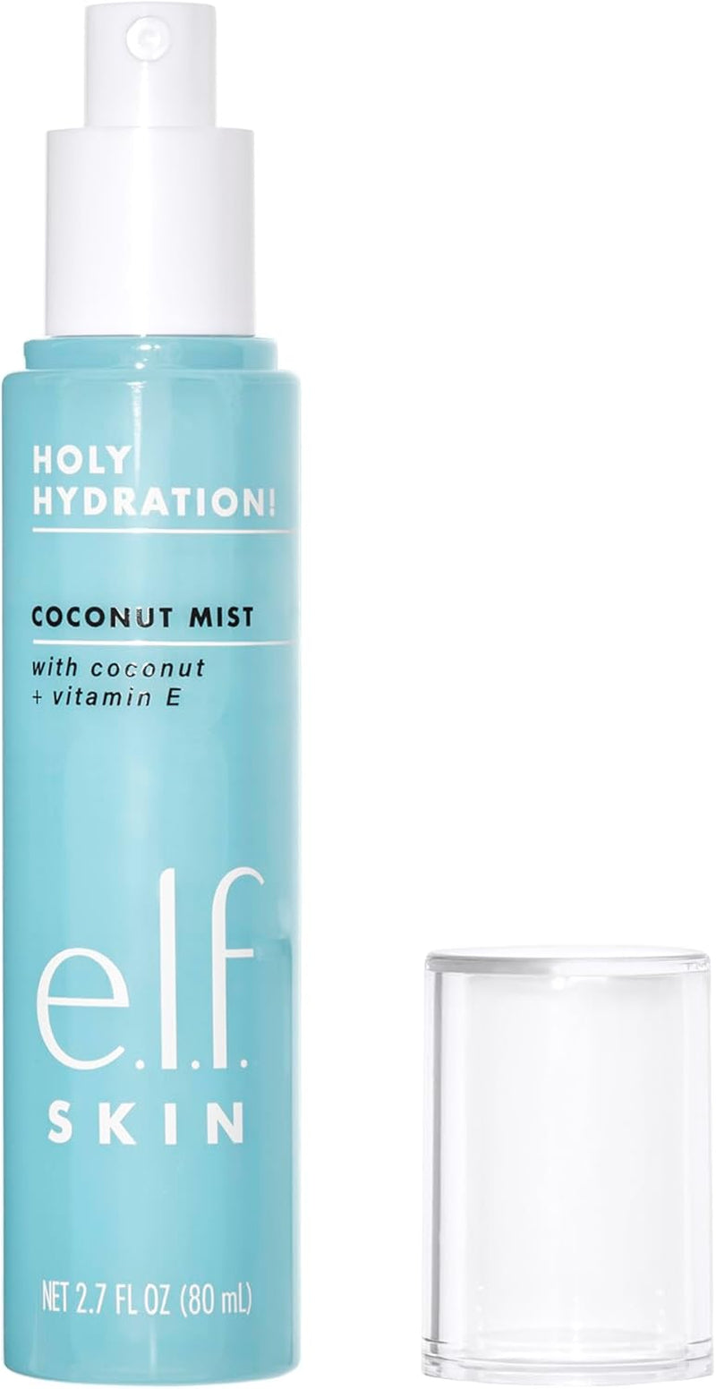 E.L.F. Brume De Noix De Coco Hydratante, Rafraîchit, Apaise Et Tonifie La Peau - Parfum Tropical, 80 Ml